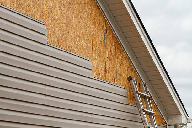 Professional Siding Contractor technician working in Ridgeway, VA